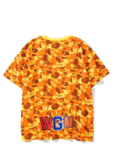 Купити жовту футболку Bape Aape by A BATHING APE x PUBG Color Yellow ...