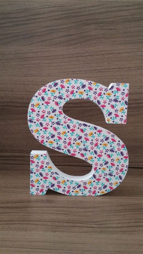 Letras Em Mdf Alphabet Decor Letter Decor Initial Letters Wooden