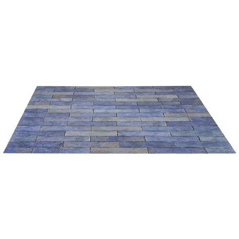 Kalay Blue 3x12 Glossy Ceramic Tile Tilebar