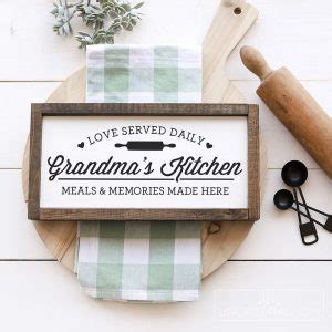 Free Kitchen Sign SVGs - Grandma's Kitchen Sign - unOriginal Mom