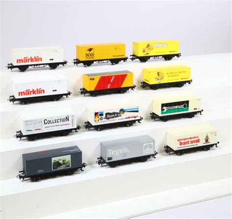 Märklin H0 Freight carriage 12 container wagons DB Catawiki