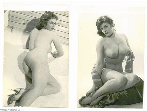 Cute Brunette MILF Vintage Nude