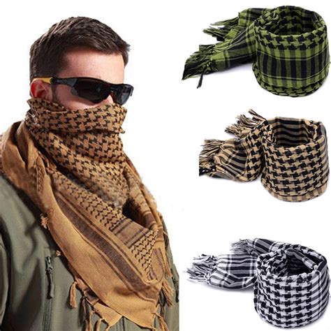 THEFOUND Fashion Mens New Keffiyeh Shemagh Army Military Tactical Arab