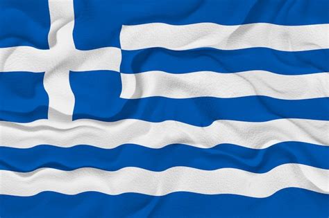 Bandera Nacional De Grecia Fondo Con Bandera De Grecia Foto Premium