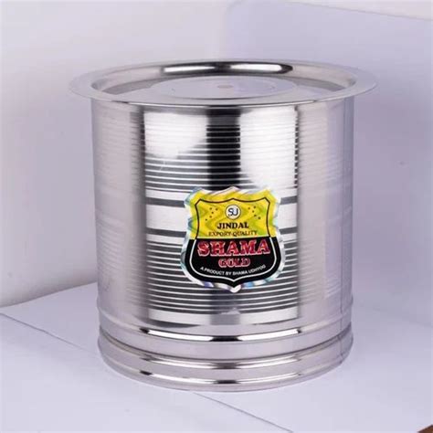 Capacity L Stainless Steel Kitchen Drum For Home At Rs