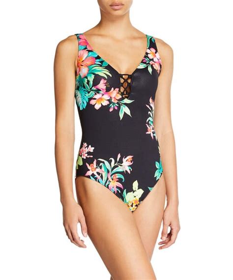 Tommy Bahama Tommy Bahama Fleur De Flora Reversible One Piece