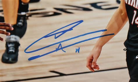 Tyler Herro Signed Heat 11x14 Photo Psa Coa Pristine Auction