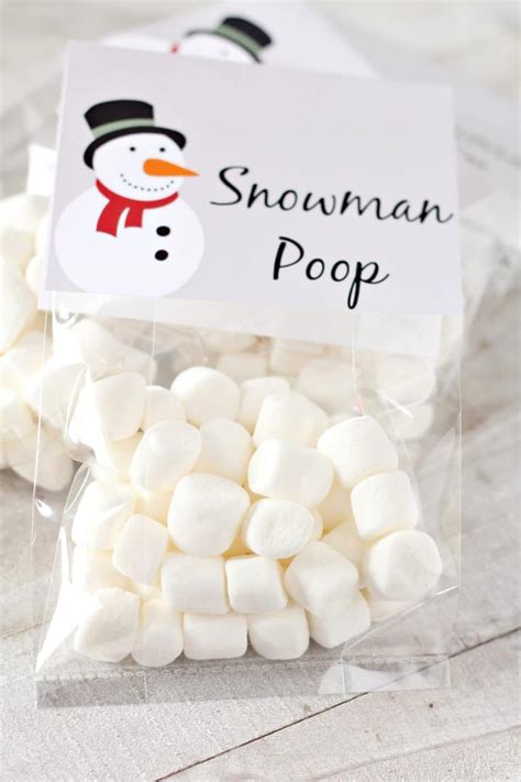 Fun For Kids Snowman Poop With Printable My Heavenly Recipes