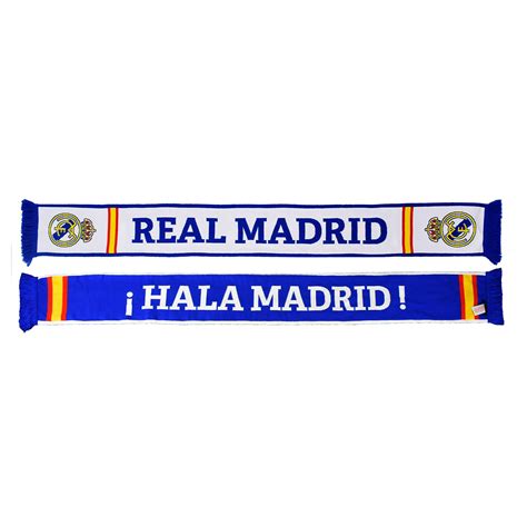 Real Madrid Double Sided Scarf-White/Blue - Real Madrid CF | US Store
