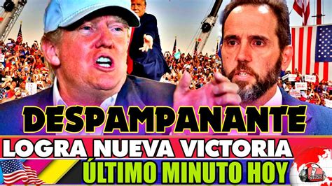 LOGRA NUEVA VICTORIA TRUMP NOTICIAS HOY 10 OCTUBRE 2023 NEWS TODAY