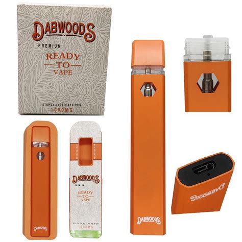 Dabwoods Disposable Vape Pen 1ml E Cigarettes USA View Window 280mAh