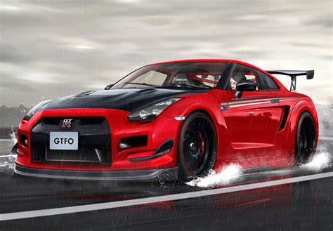 Nissan Skyline Gtr Red R35 Wallpaper Nissan Skyline Nissan Cars