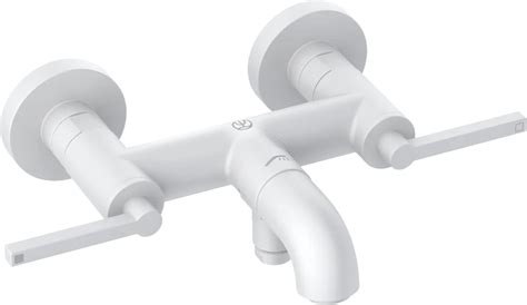 Смеситель для ванны с душем Kludi Nova Fonte Puristic 205405315 белый ...