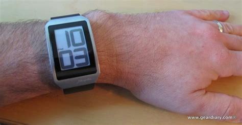 Watch Review: Phosphor E Ink Digital Hour Clock Watch with Black ...