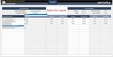 Wholesale Price Calculator Excel Template Create Price List - Etsy