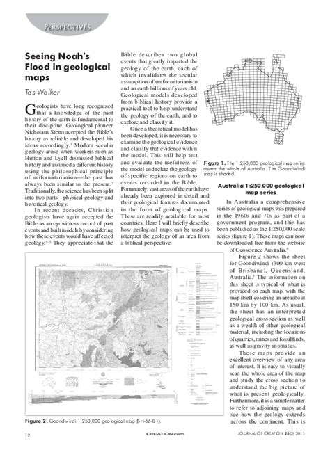 (PDF) Seeing Noah's Flood in geological maps