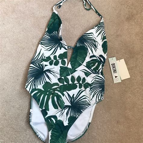 The Bikini Lab Swim Bikini Lab Green Tropical Sexy One Piece Bikini Swimsuit Poshmark
