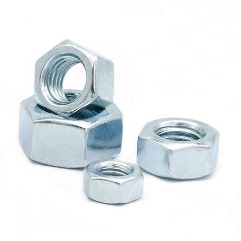 DIN 934 Carbon Steel Znic Plated Hexagon Nut Hex Head Nut China