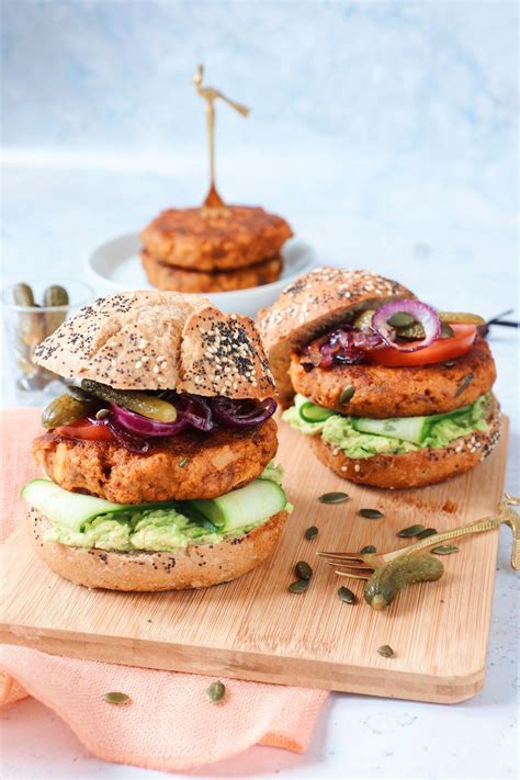 Vegetarische Burgers Met Pompoen En Pulled Oats Jaimys Kitchen