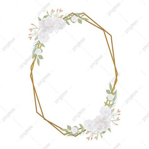 Elegant Floral Frame Vector Png Images Ic Elegant Vector Flower