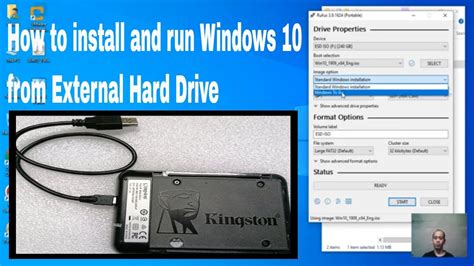 How To Install And Run Windows 10 From External Hard Drive YouTube