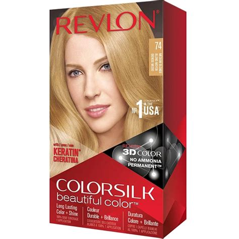 Revlon Colorsilk Hair Color Medium Blonde Cosmetics