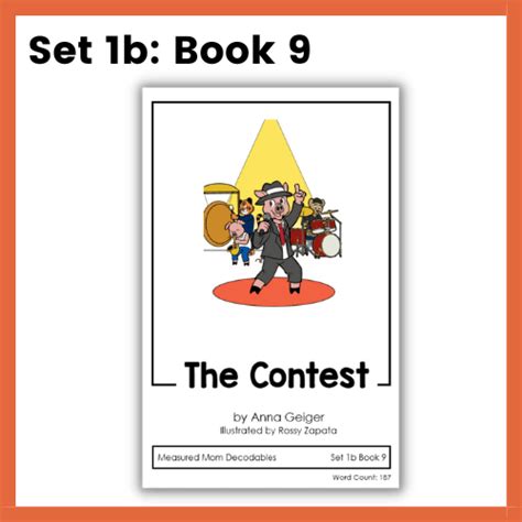 Decodable Books Set 1b Book 9 The Measured Mom