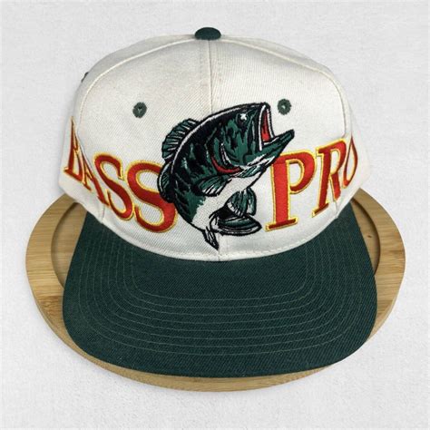 Bass Pro Shops × Vintage 90s Bass Pro Shops Spell Out Graphic Snapback Hat Luke Combs Grailed