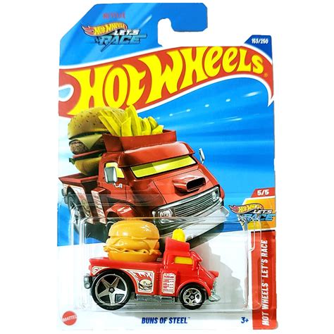 Hot Wheels Básico Mattel Netflix Let s Race Buns of Steel Lote G Shopee Brasil