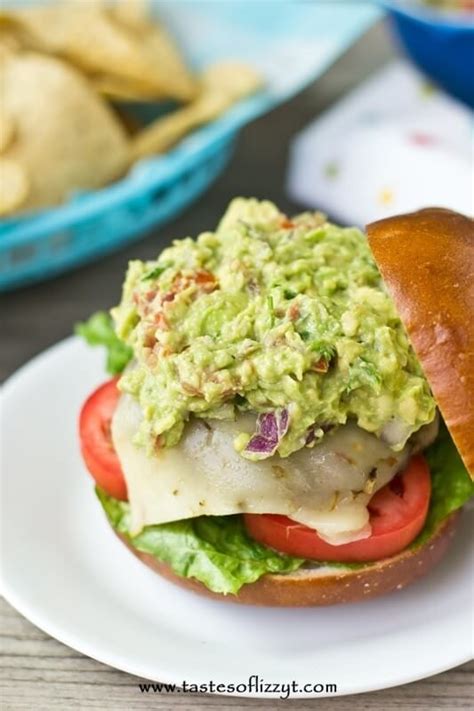 Mexican Guacamole Burgers Unique Burger Recipe With Guacamole And Cheese