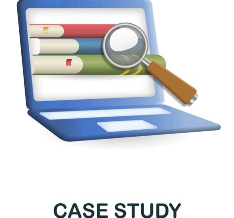 Case Study Icon 3d Illustration From Web Development Collection