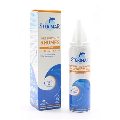 Sterimar Copper Stérimar Nose Subject To Colds Spray Fl 100 Ml