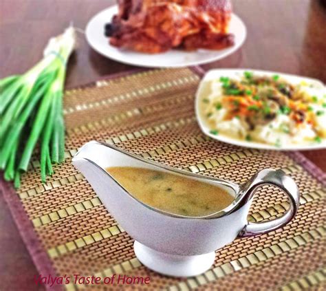 Homemade Mushroom Gravy - Valya's Taste of Home