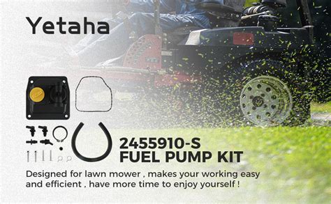 Amazon Yetaha S Fuel Pump Kit Compatible With Kohler Ch