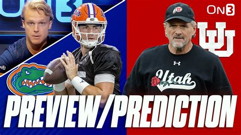 Florida Gators At Utah Utes Preview Prediction Billy Napier Graham