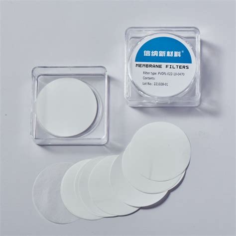 022μm 47mm Hydrophobic Pvdf Membrane Filter Disc Non Sterile 50pk