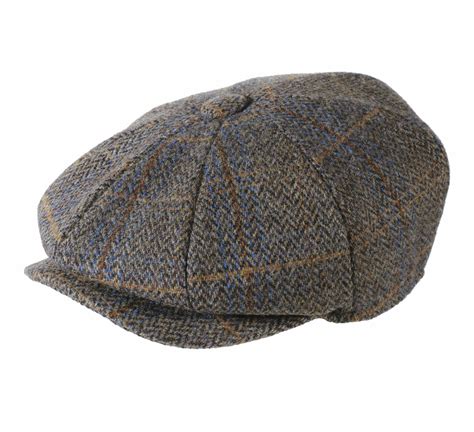 Peaky Blinders - Tweed Wool Highland Heather Newsboy Cap