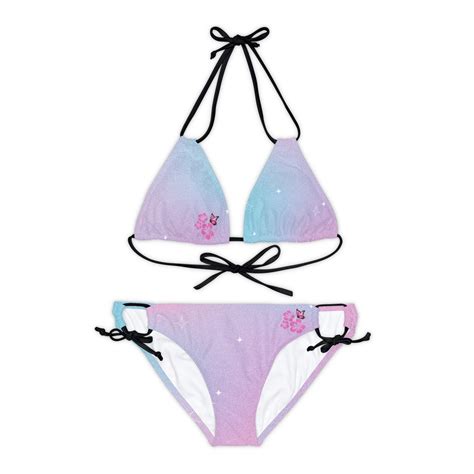 Sexy Bikini Set Hibiscus And Butterfly Summer Beach Wear Sexy Piece Bikini Etsy