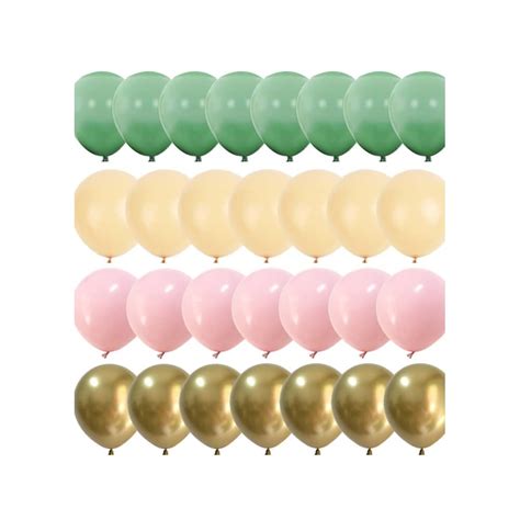 Buy Pink Sage Green Balloons Assorted Nude Pink Olive Green Gold Balloons 12inch For Gender