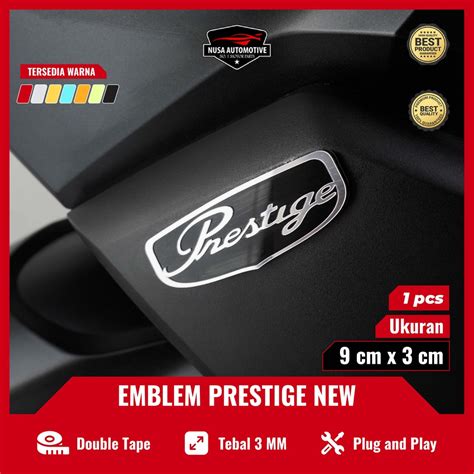 Jual Emblem Prestige Honda D Emblem Timbul Prestige Original Logo