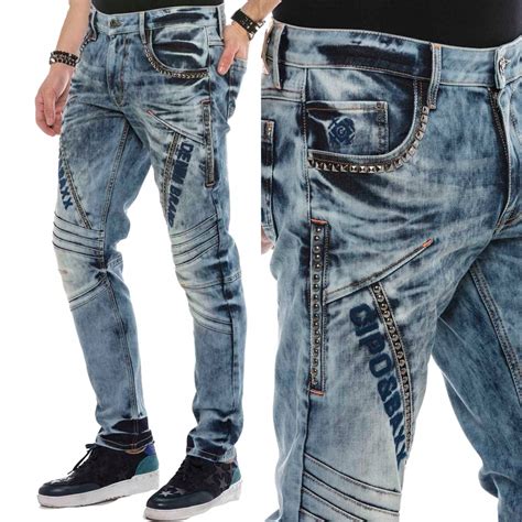 Spodnie MĘskie Jeans Cipo Baxx Regular Przecierane 13300583546 Allegropl