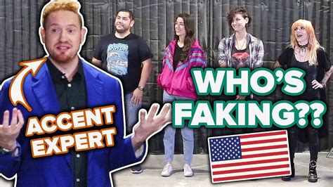 Dialect Coach Guesses Who Is Faking An American Accent Youtube