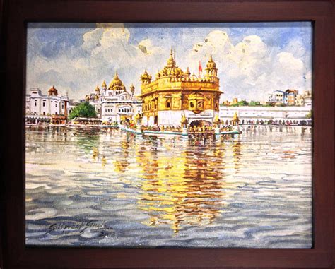 Golden Temple Painting at PaintingValley.com | Explore collection of ...