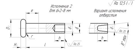 ГОСТ 12642-80 Заклепки полупустотелые с плоской головкой