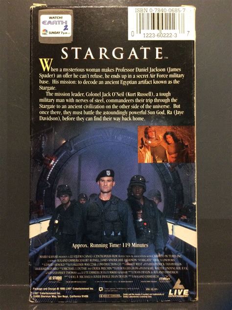 Stargate Vhs Vintage Kurt Russell James Spader Ebay