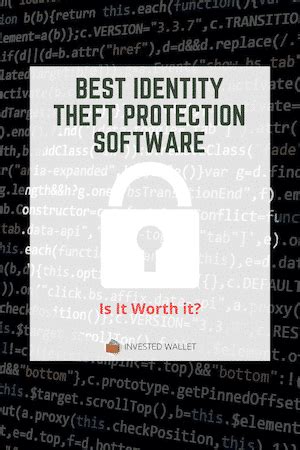 Best Identity Theft Protection Software [Is It Worth it?]