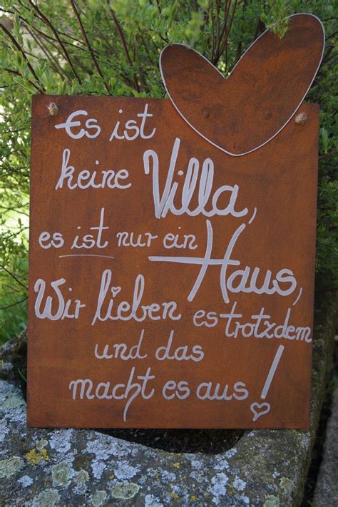 Mit Dem Spruch Es Ist Keine Villa Es Ist Nur Ein Haus Wir Lieben Es