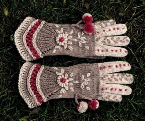 Варежки, перчатки, митенки | Lace gloves, Crochet gloves pattern ...