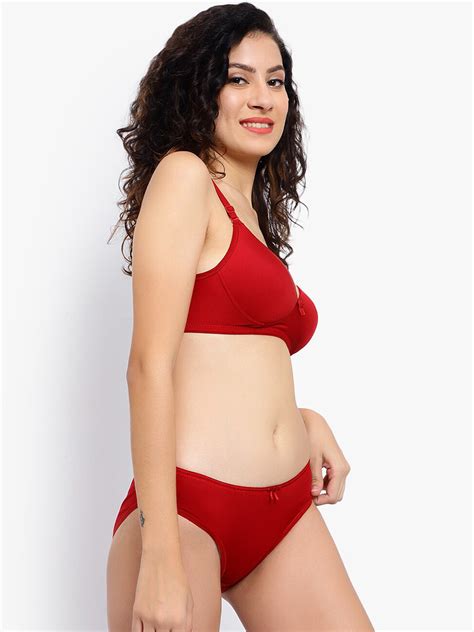 Buy LADYLAND Lightly Padded Full Coverage Lingerie Set Lingerie Set For Women 23464274 Myntra