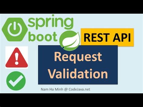 Spring Boot REST API Request Validation Examples YouTube